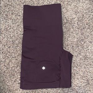 Lululemon High Waisted Spandex Shorts